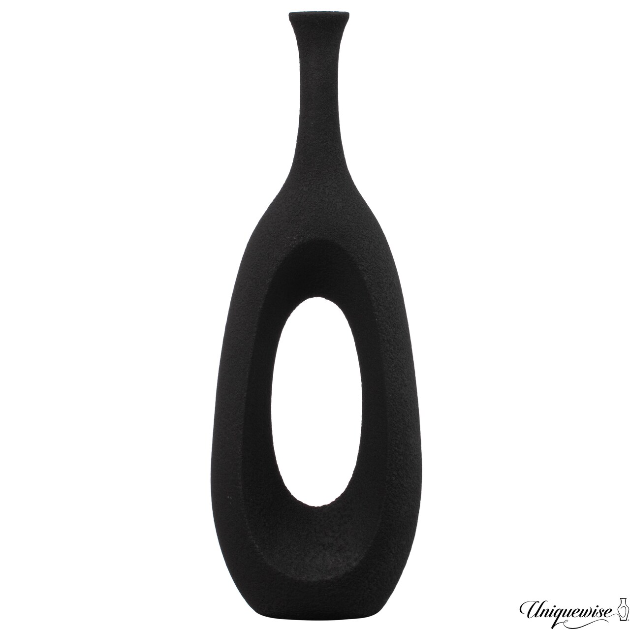 Frosted Fiberglass Tall Floor Vase - Decorative Vase for Modern Home Decor, Perfect for Living Room, Home Office, Bedroom, Kitchen, Coffee Bar, Farmhouse Decor, and Wedding Centerpieces